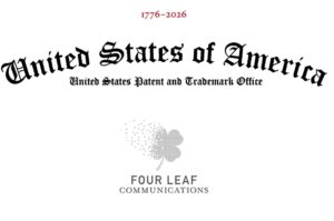 Four Leaf Communications federally registered trademark certificate issued May 2026